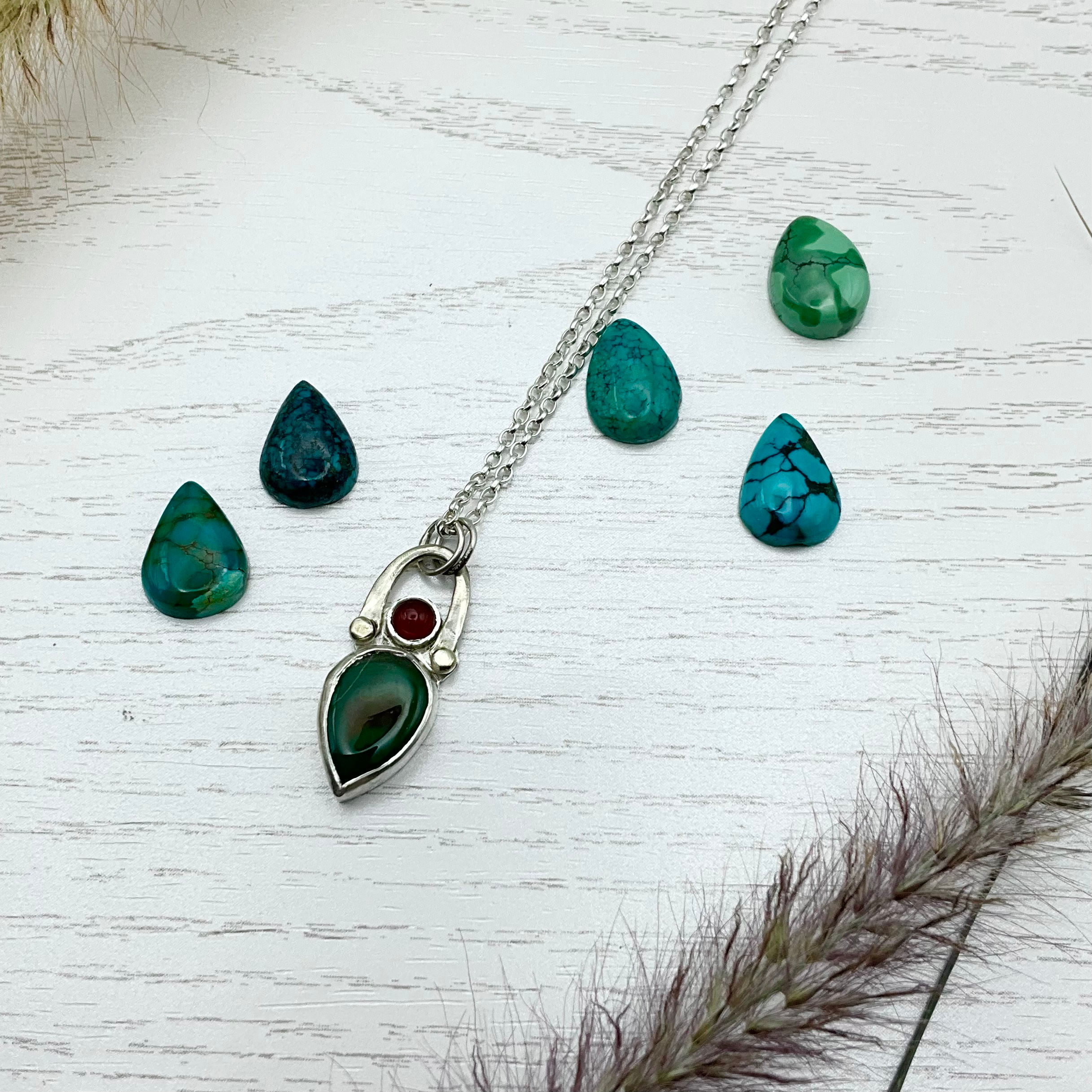 Mini rocks - turquoise