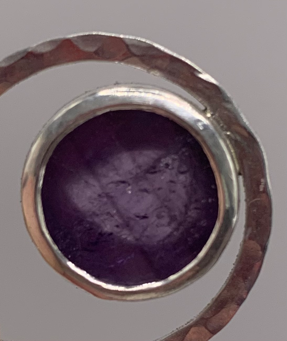 Thumbnail: Soothing Amethyst drop earrings