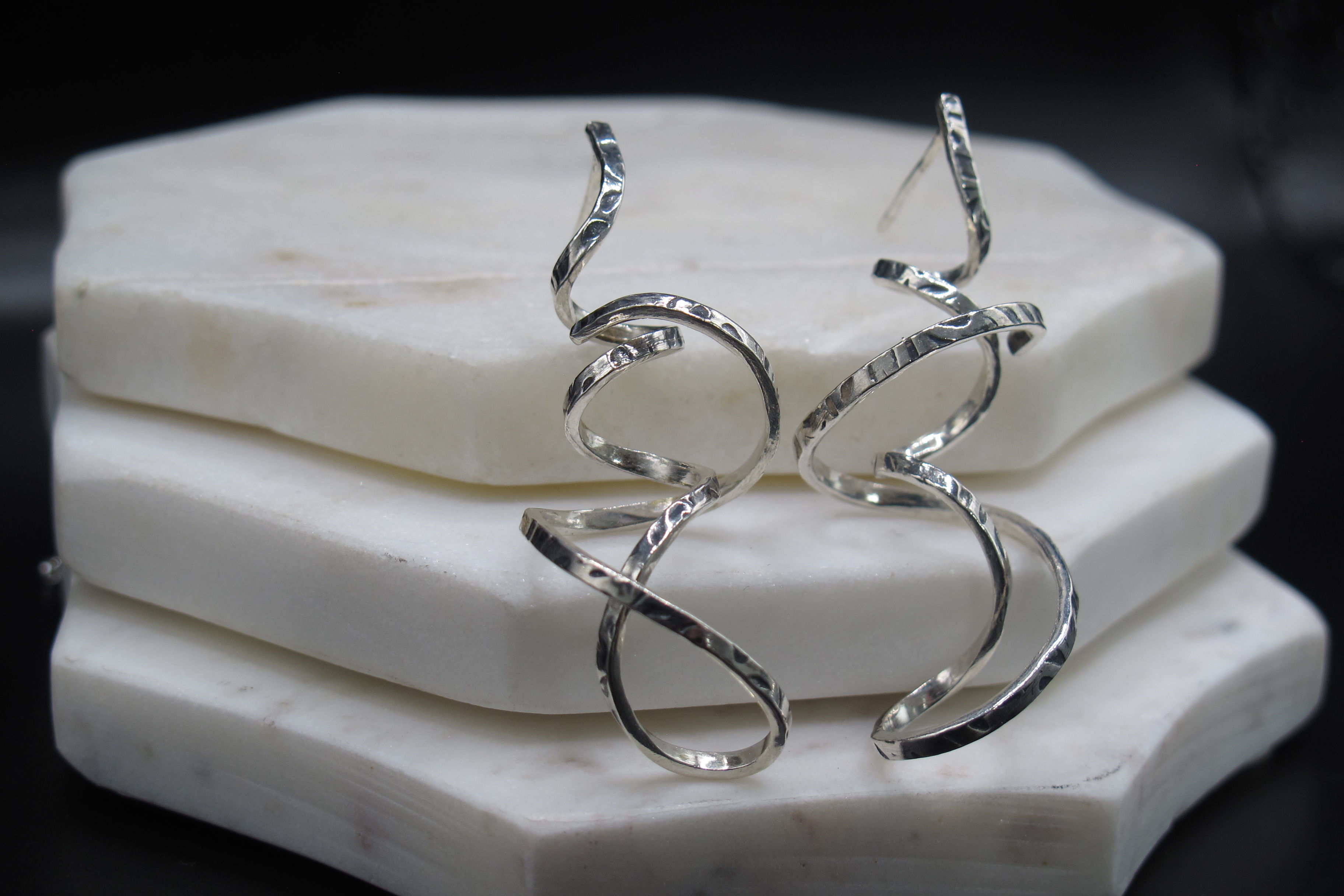 Unravelled Scroll earrings