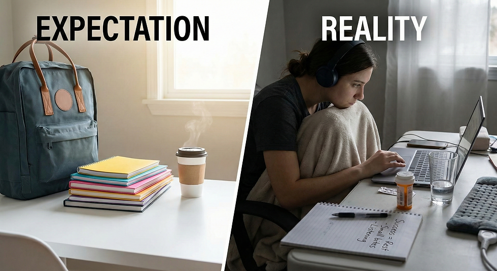 Learning to Go Back to School While My Body Is Still Catching Up