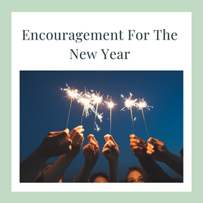 Encouragement for the New Year