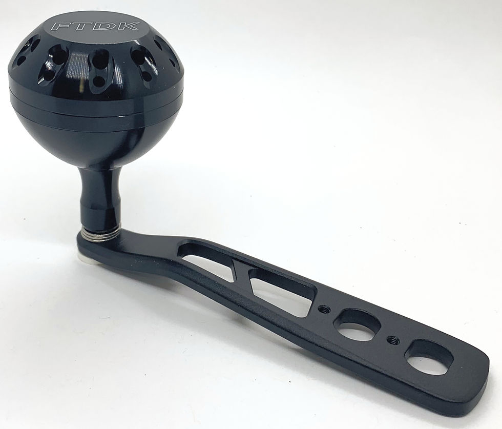 Thumbnail: Power FT Handle FTDK 47mm Knob For Penn Senator 114H 114HL 114HLW 115H 9/0 Reels