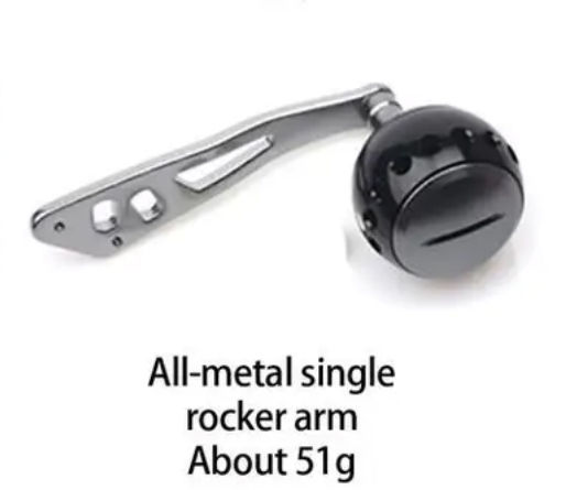 Thumbnail: Power Handle 5X8 Shaft Fit Shimano Abu Garcia Daiwa Okuma Reels With R/Left Nuts