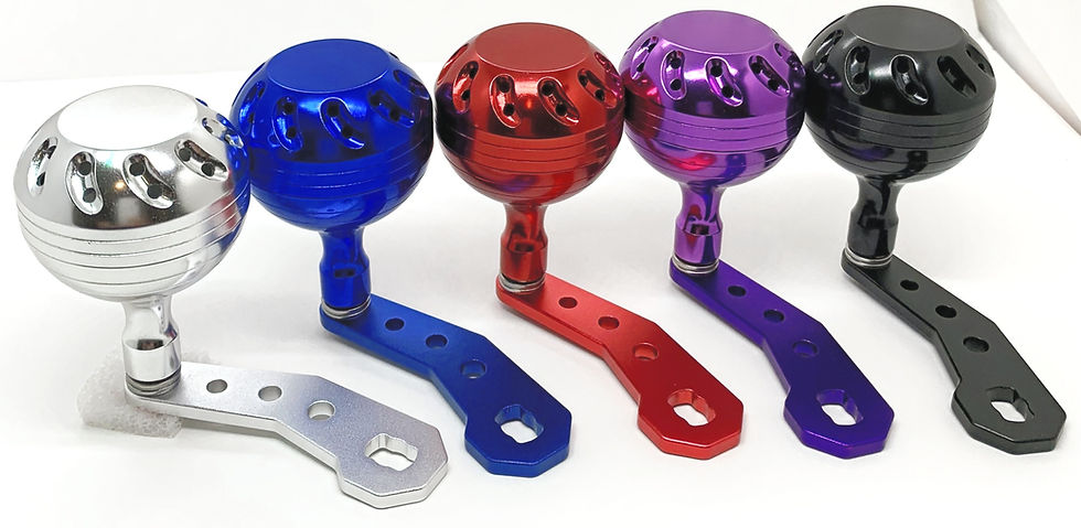 Thumbnail: Power Handle FT Blank and FTDK 45 mm knob For Newell 200 300 Series Fishing Reel