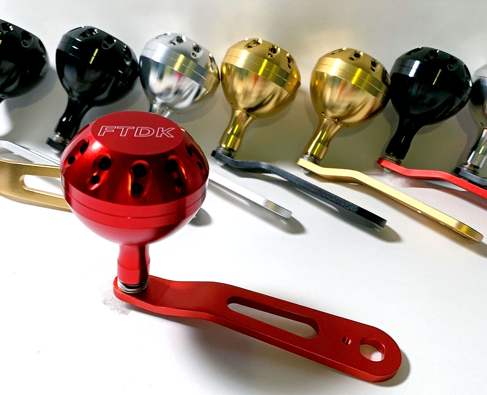 Thumbnail: Power Handle FTKD 47mm Knob FT Blank For Penn 113H 113HL 113HLW 349 Fishing Reel