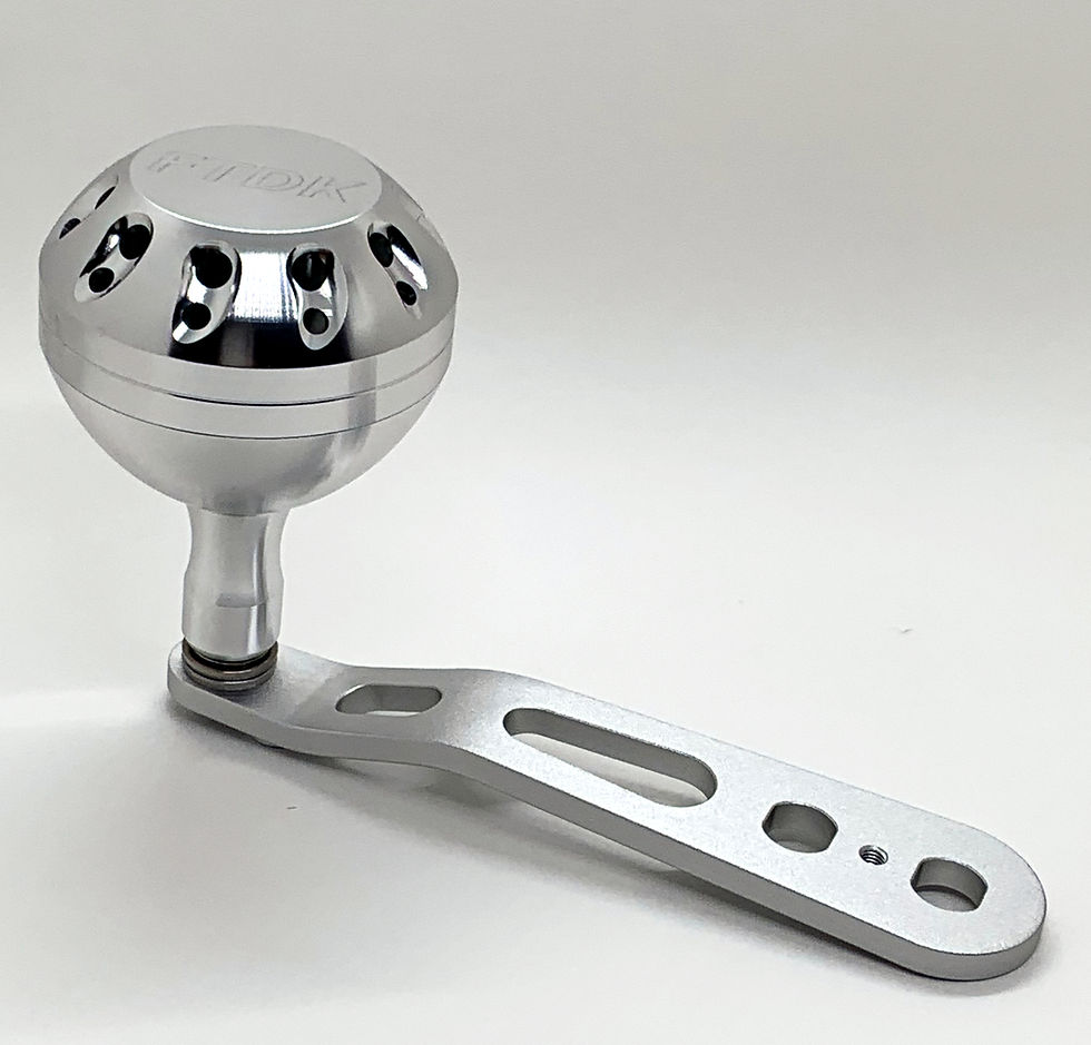 Thumbnail: Power FT Offset 4.25'' Handle FTDK 47mm Knob  Fit Penn 500 505 112H 140 112 Reel