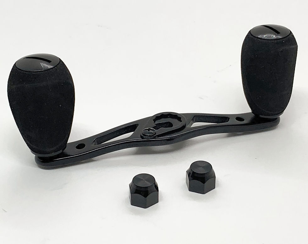 Thumbnail: Power Handle 5X8 Shaft Fit Shimano Daiwa Okuma Abu Garcia Reels With R/Left Nuts