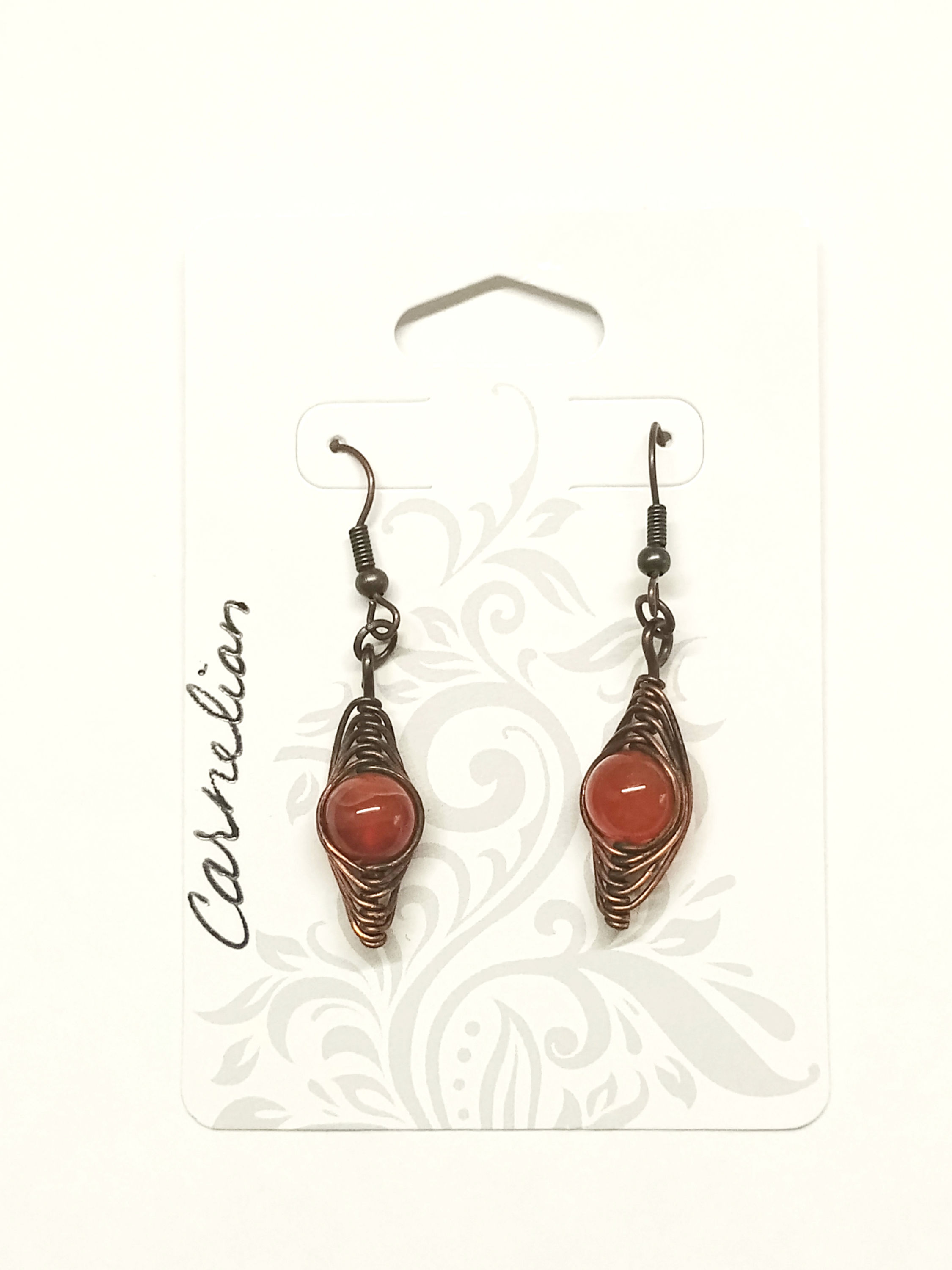 Crystal Helix Earrings