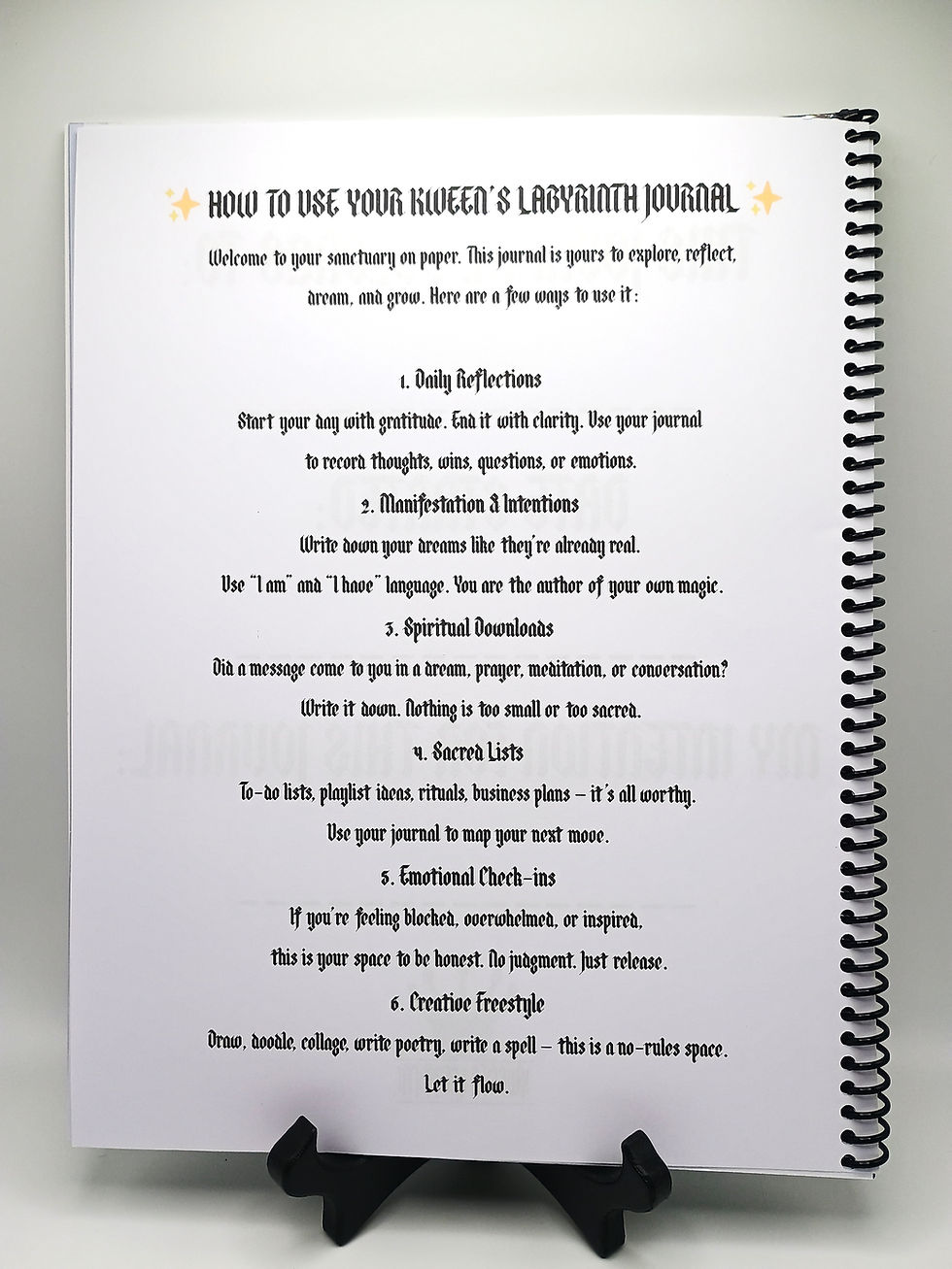 Thumbnail: Kween's Labyrinth Daily Gratitude Journals