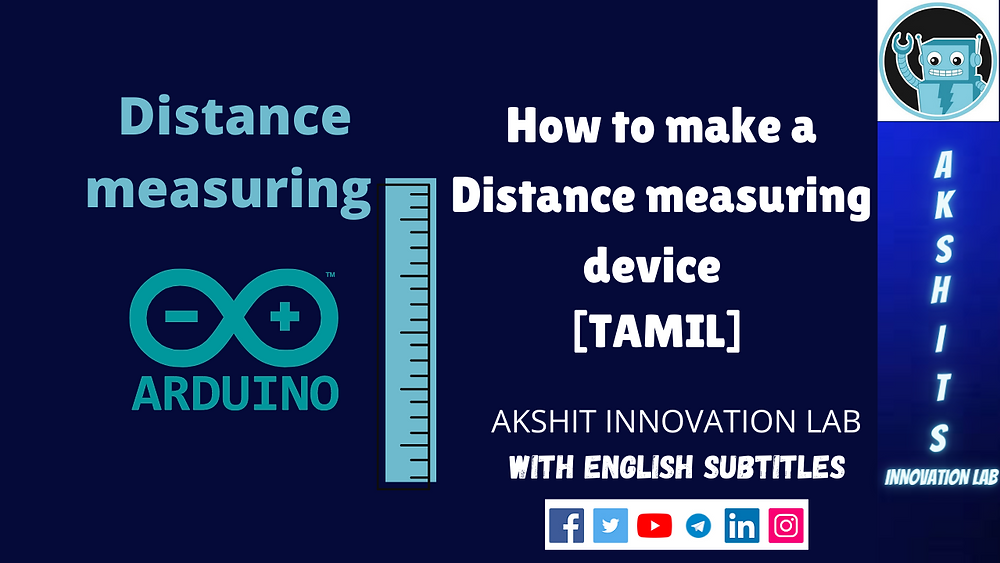 Distance Measure Code Code & Circuit Diagram For Distance Measuring Device