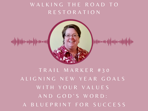 Trail Marker #30 Aligning New Year Goals with Your Values and God's Word: A Blueprint for Success