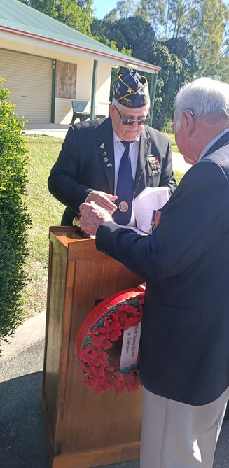 American Legion Post AU-03, Commander Bongard