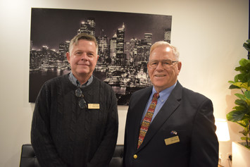 Phillip Koether and Bill Elliott, - William Brewster descendants