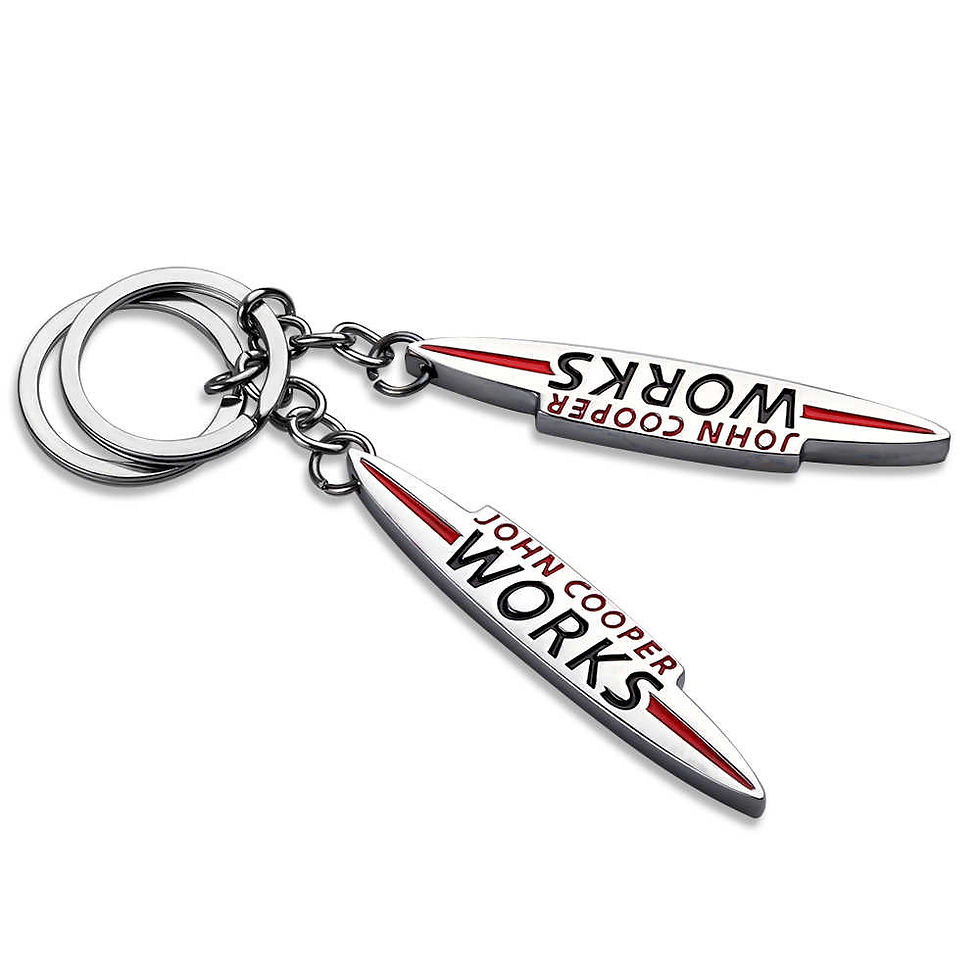 Miniatura: Llavero en cromo logo JCW
