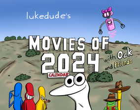 2024 Movie Calendar Cover