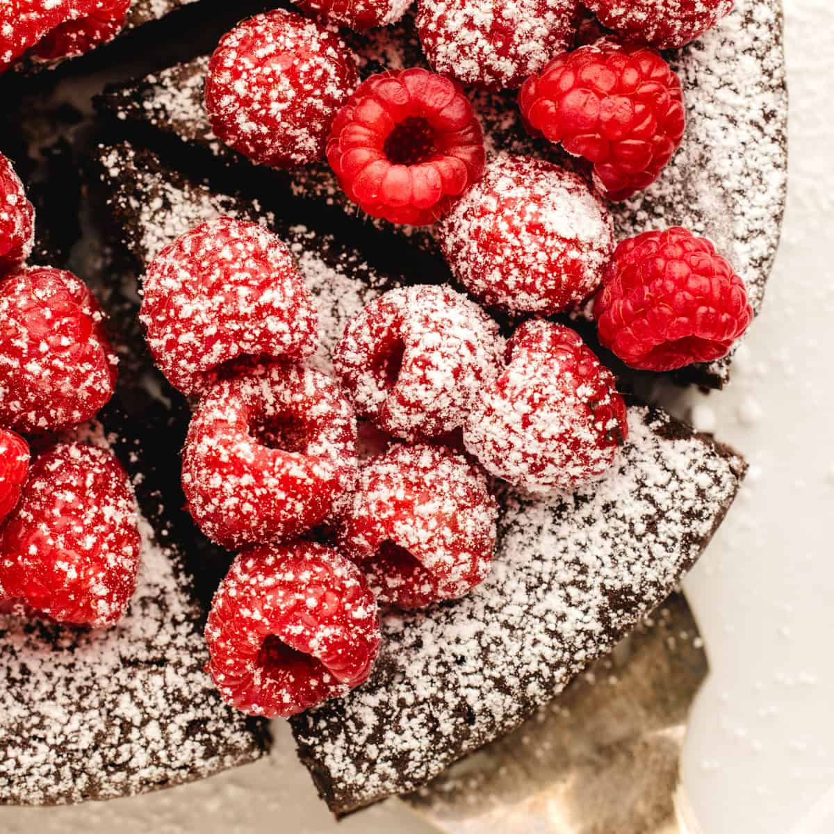 Flourless Chocolate Raspberry Cake