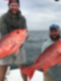 Red Snapper fishing on Bout Time Charters