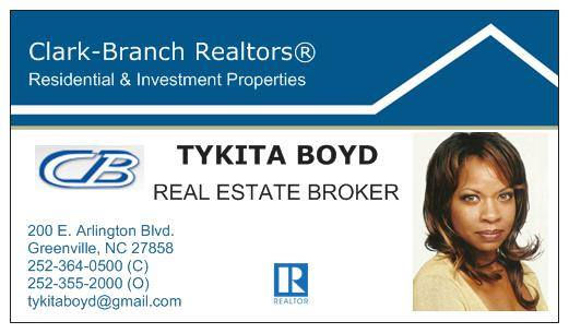 TYKITA BOYD REAL ESTATE BROKER HAS BEEN SERVING GREENVILLE FOR OVER 10 YEARS!!