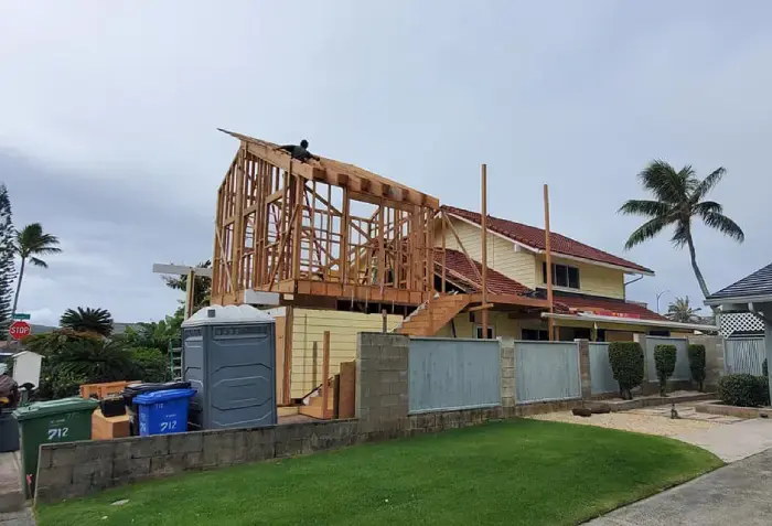 Start of Hawaii Kai Home Addition