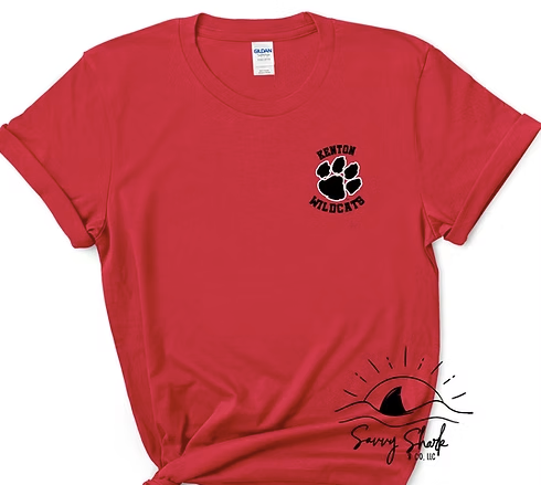 Wildcat Emblem on Red