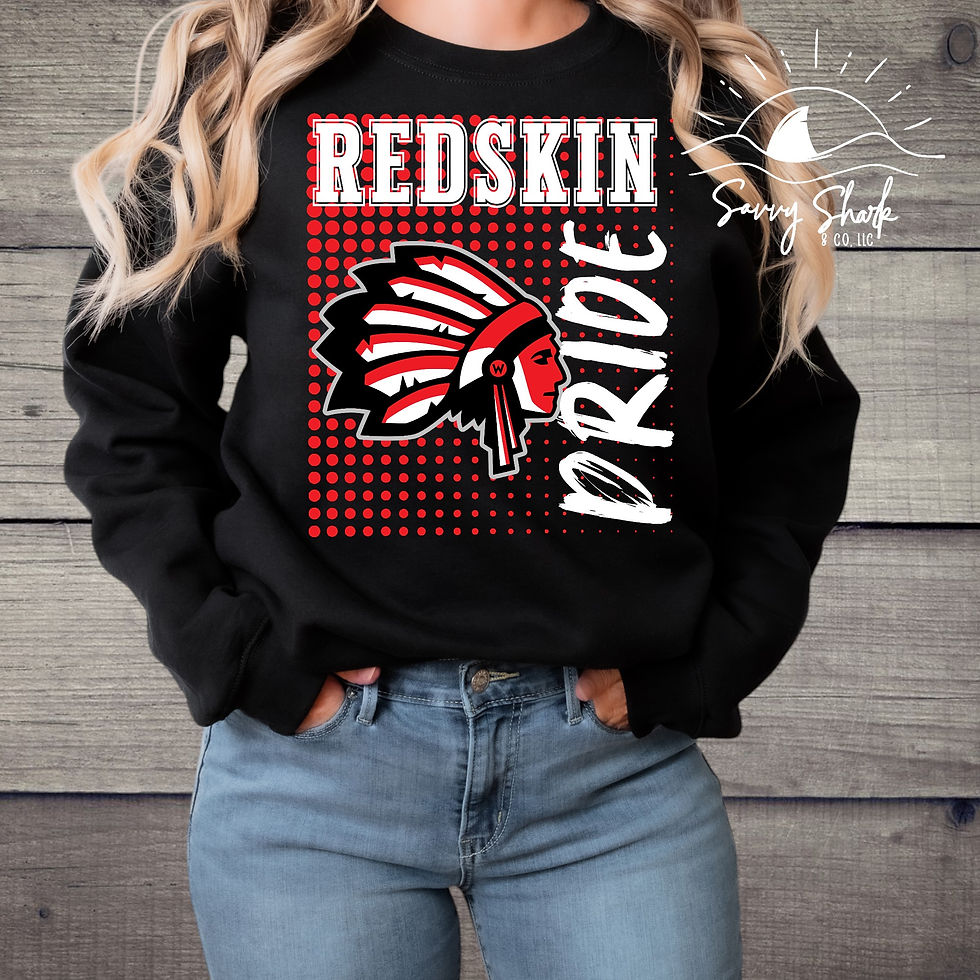 Redskin Pride- Dots