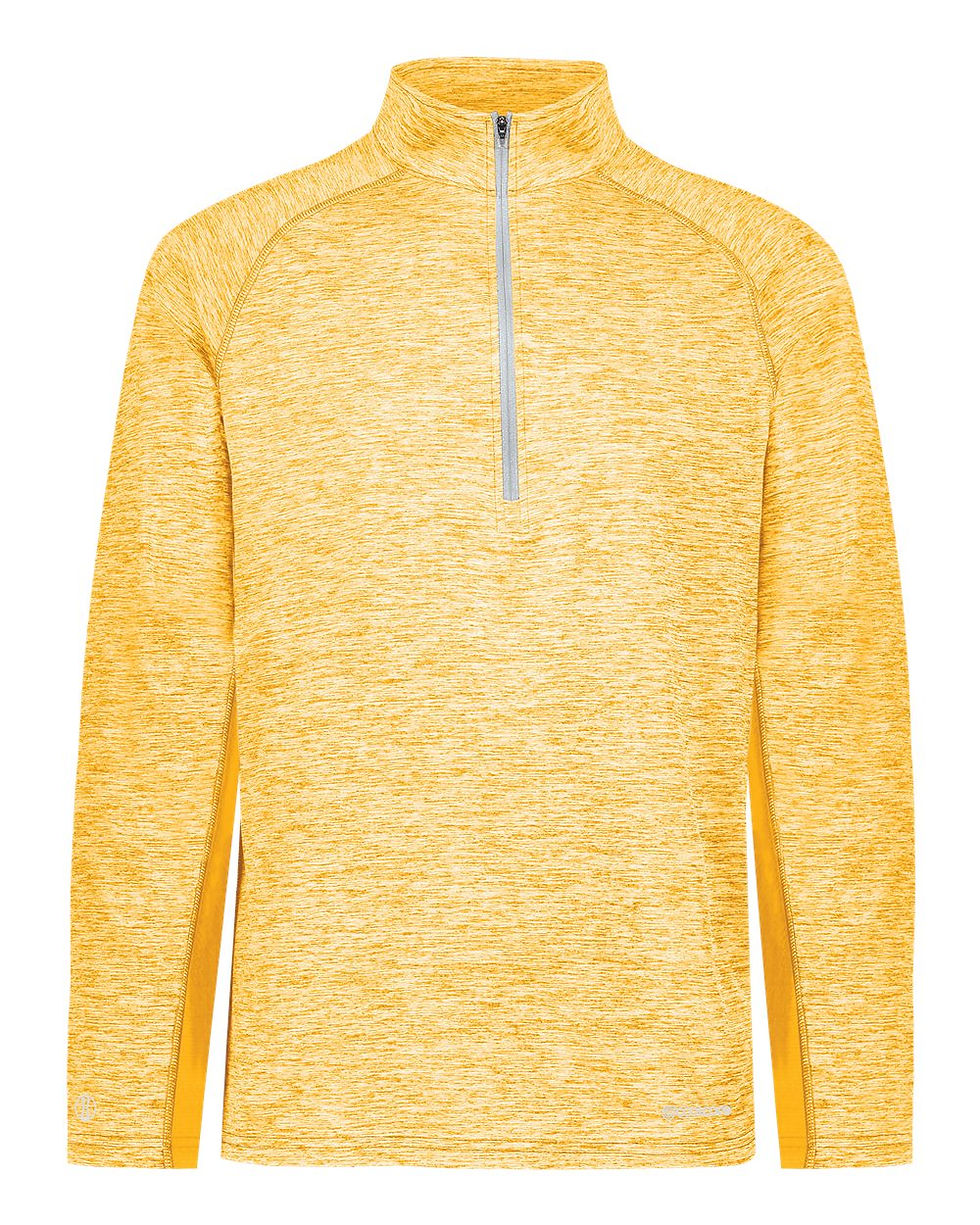 Thumbnail: Mens Fit- Heathered 1/4 Zip- Pressed Spring Floral