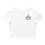 Thumbnail: “Purple Crown Drip” Women’s Crop Tee