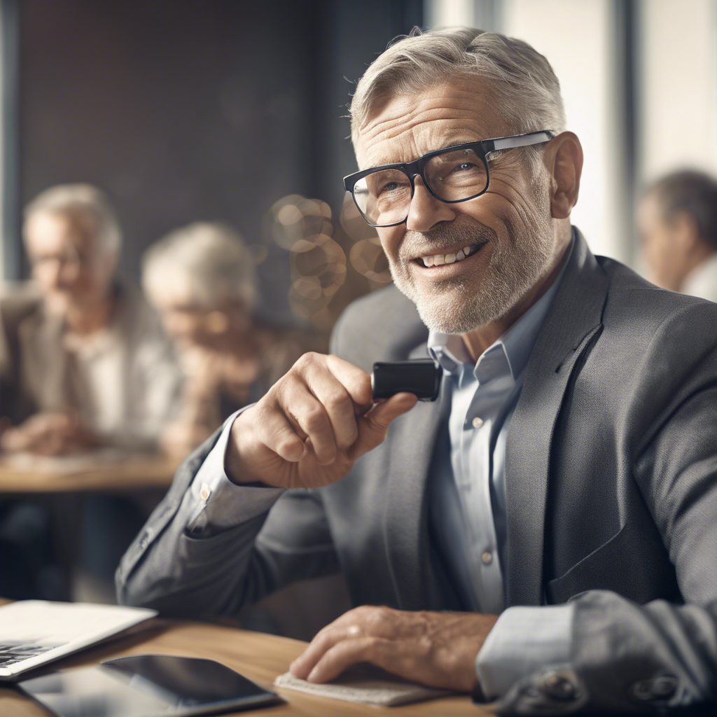 Young person saving money