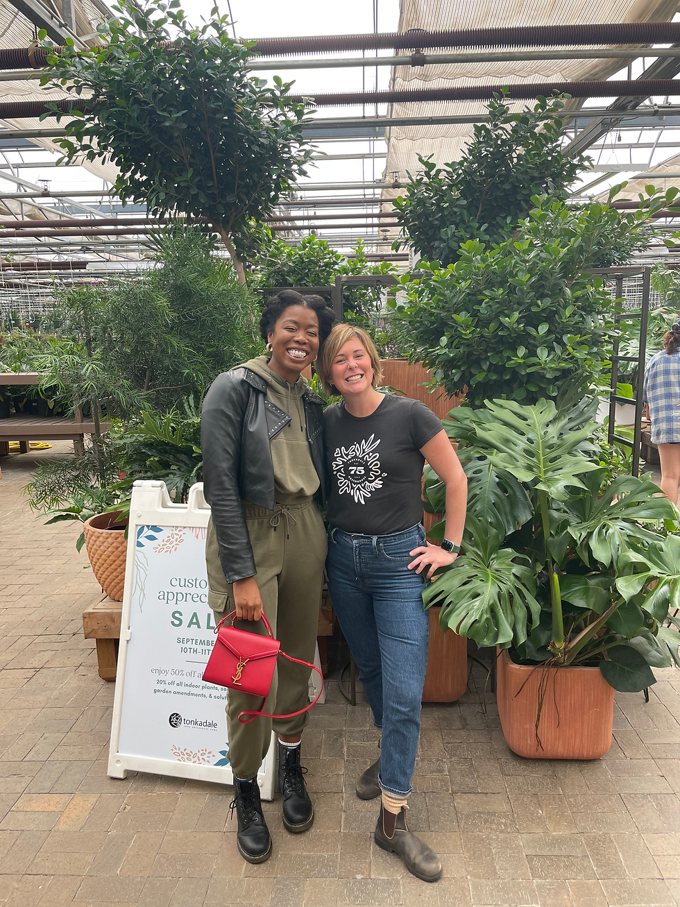 Shayla with the owner of Tonkadale, Jessie