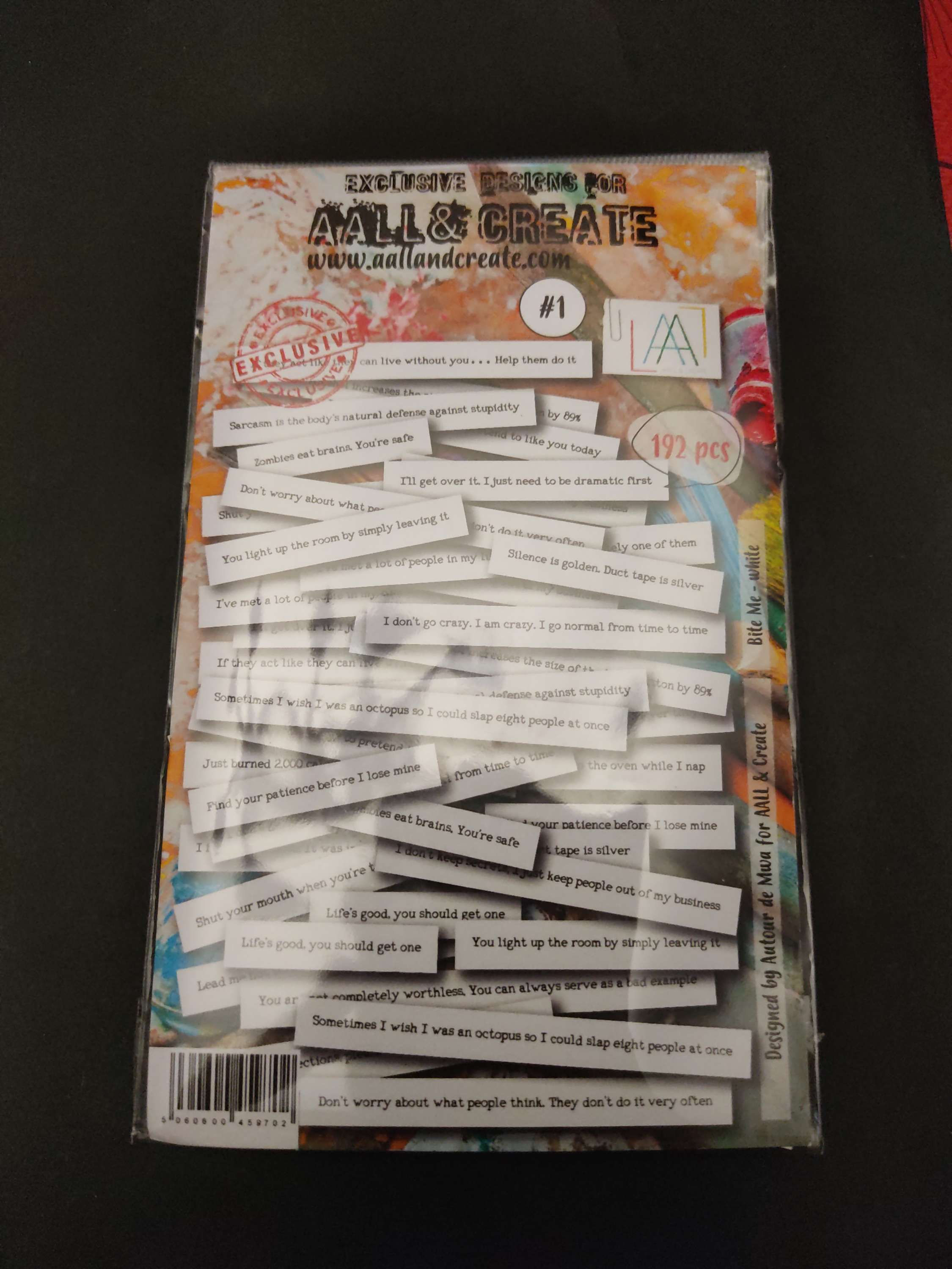 Die cut AALL & CREATE #1