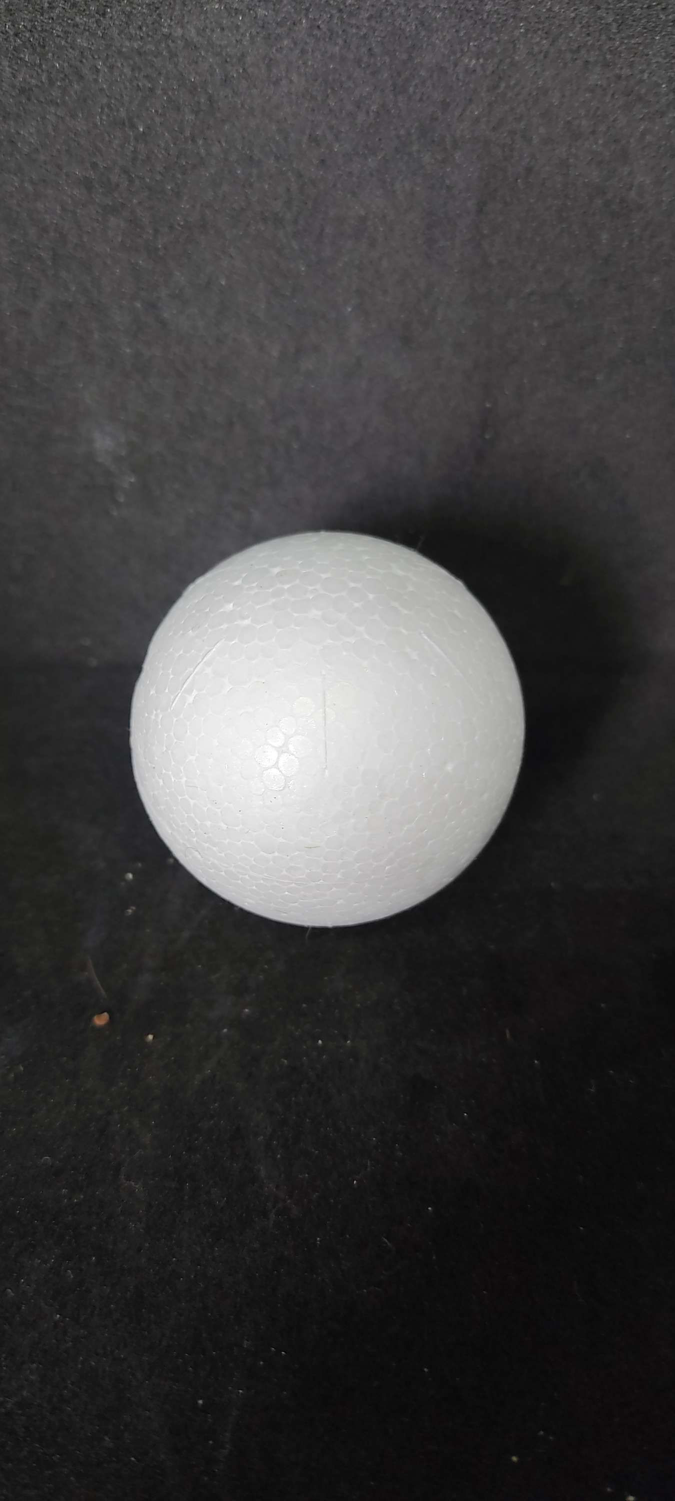 Boule de polystyrène 4cm de diamètre 
