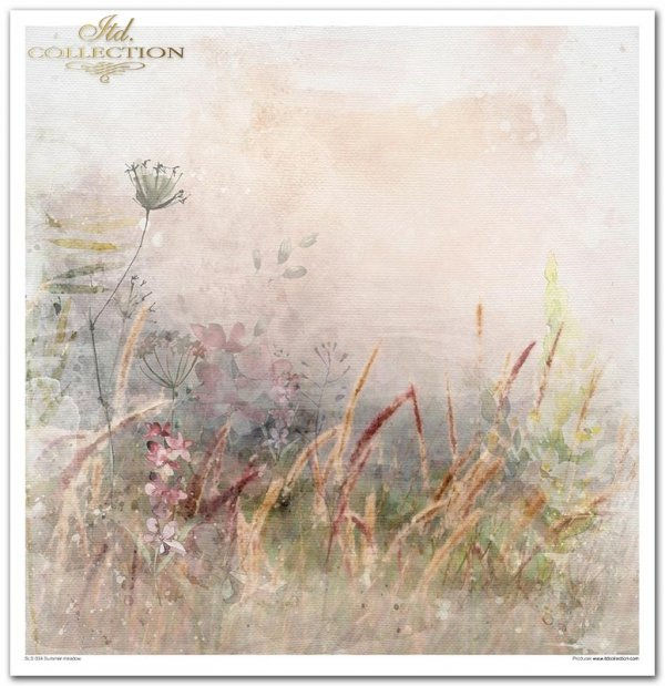 Thumbnail: Bloc de papiers 10 feuilles Summer Meadow SLS034