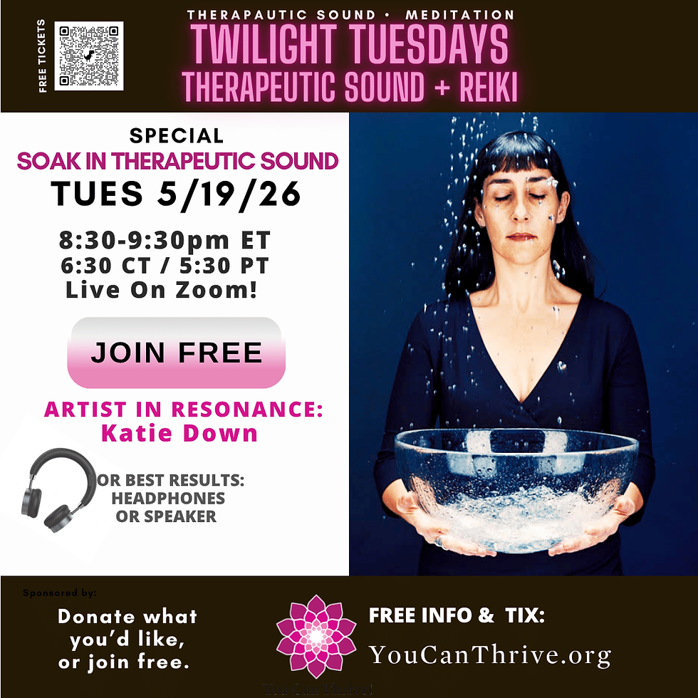 Weekly: Twilight Tuesdays! 8:30pm ET/5:30pm PT w/Reiki from Special Guests!