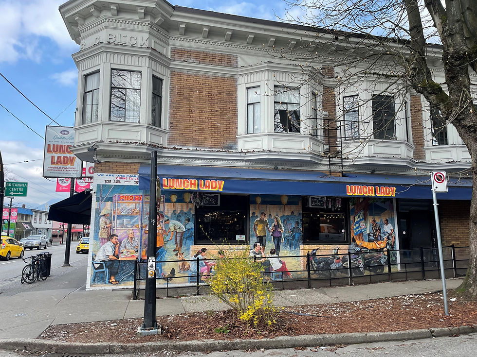 Outside View Of The Restraunt "Lunch Lady"