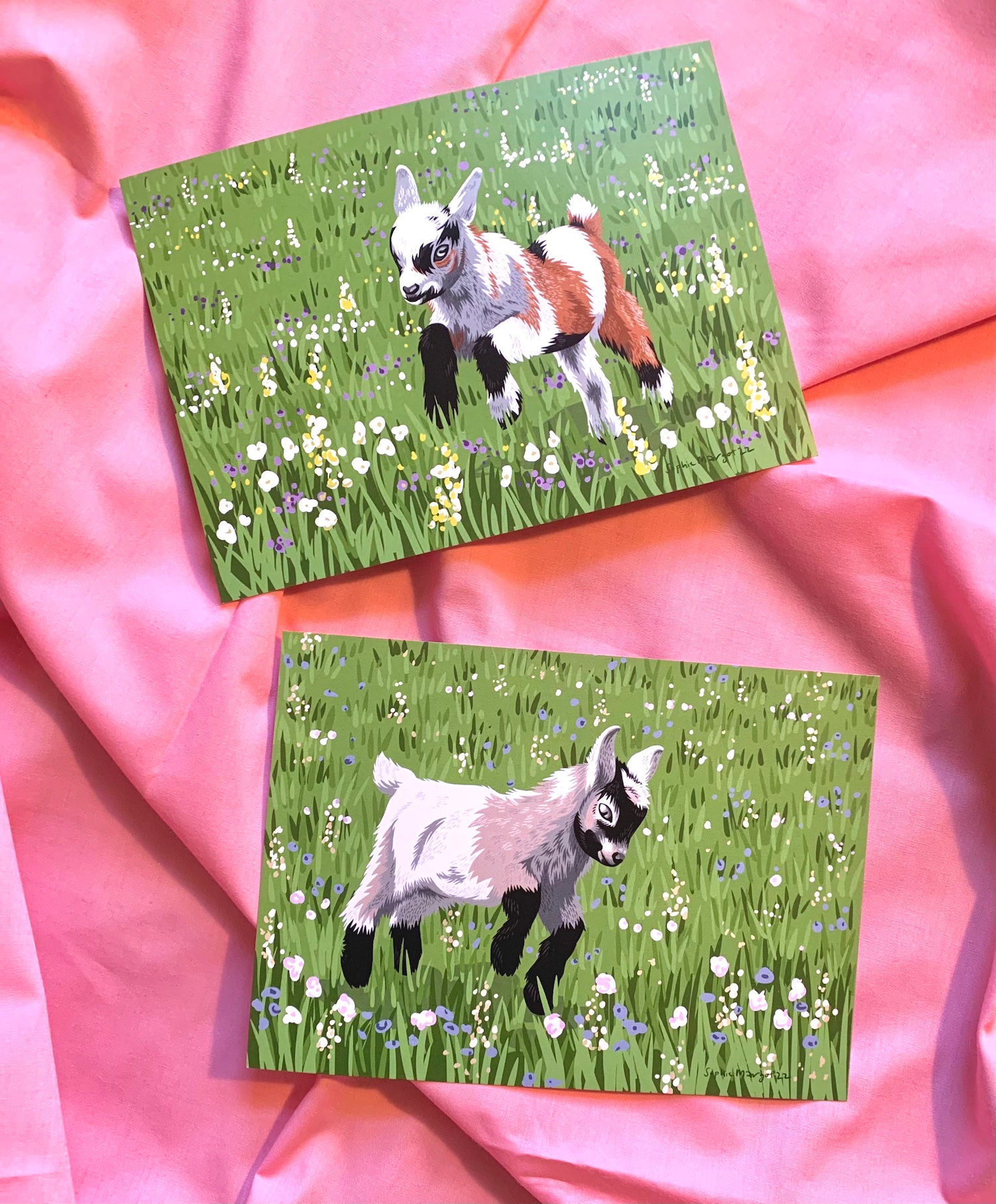 Both Goat Baby Prints!