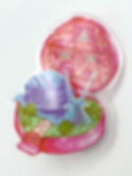  Snail Polly Pocket Acrylic Pin