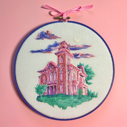 Pastel Dreamhouse Embroidery Sophie Margot