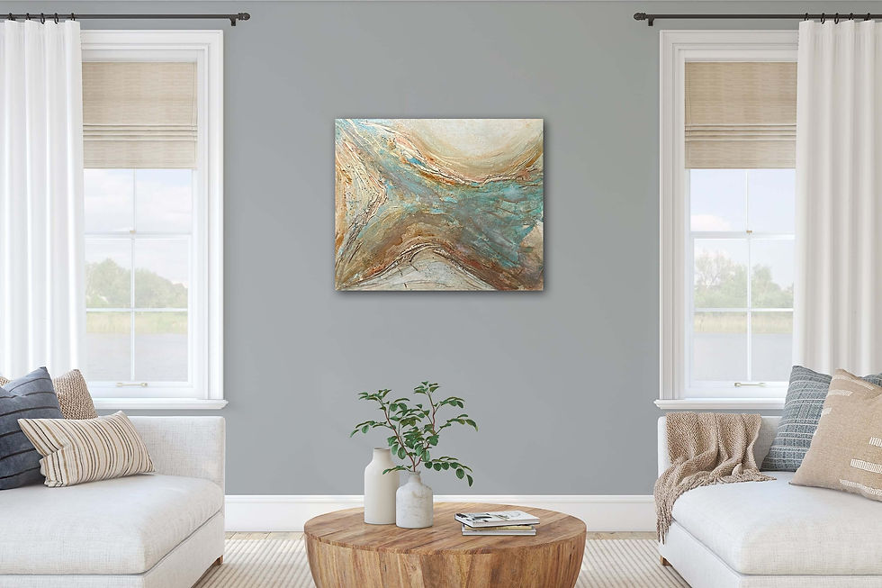 Thumbnail: “EMOTIONS FLOW” - Acrylic on canvas 30”x24” UNFRAMED