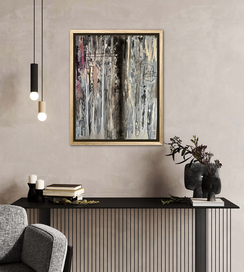 Thumbnail: “LINES” - Acrylic on canvas 16”x20” UNFRAMED