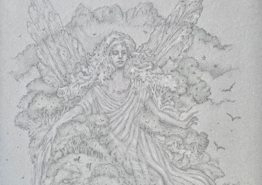 fantasy artist, symbolic art, symbolism, mythology art, fantasy art