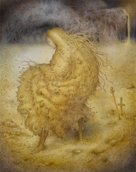 Carolin Leary Prinn, Carolin Prinn, The Islands of Niljora, figurative art, figurative painting, imaginative realism, surreal painting, contemporary artist, new contemporary art, fantasy art, figurative artist, symbolic art, symbolism, mythology art, fairytale art, magical world, painting, watercolour painting