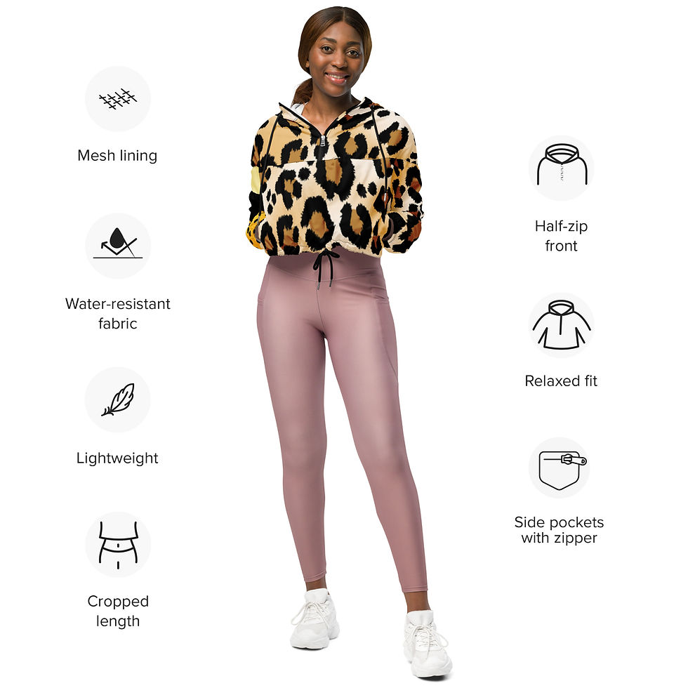 Thumbnail: Fierce Women’s cropped windbreaker