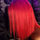 Thumbnail: Sheba- Red Bob Wig, 13x4 Transparent Lace Frontal, 180% Density