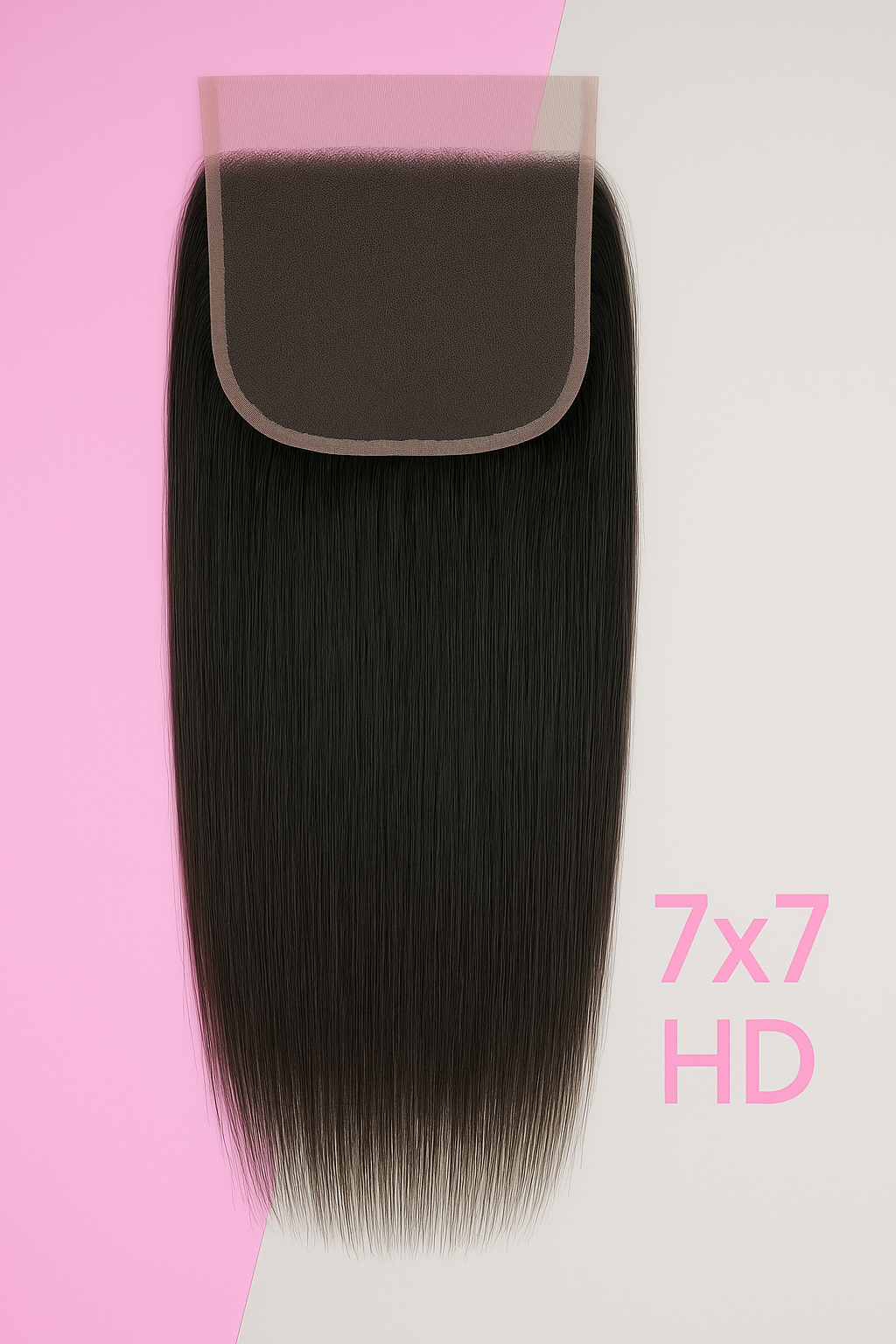 Luxe 7x7 HD Closure – Natural Black