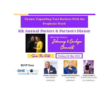 Pastors and Partners (P&P) Dinner