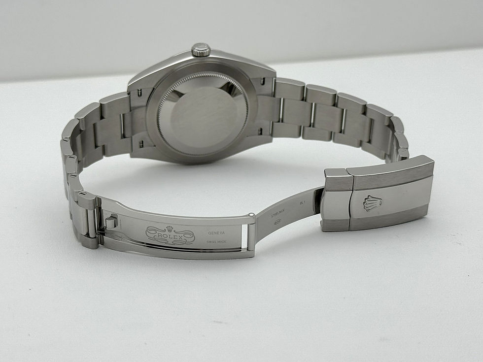 Thumbnail: Rolex Date just 41 azzurro blue 126300 Excellent condition - Full Set March 2026