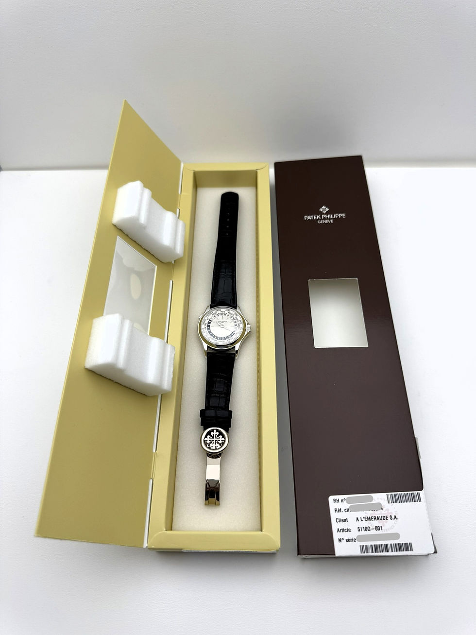 Thumbnail: Patek Philippe 5110G-001 World Time 2005 Ca - Service Jan. 2026 2 years warranty