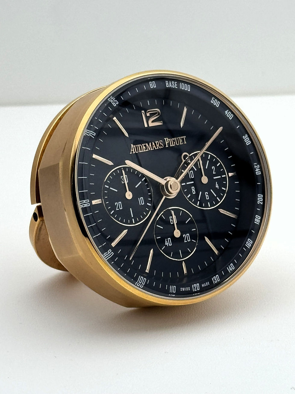 Thumbnail: Audemars Piguet Table Clock Code 11.59 Chronograph & Alarm clock function - 2021