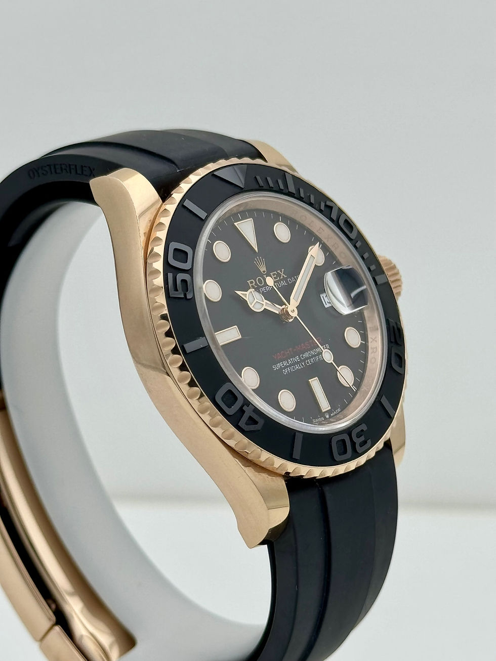 Thumbnail: Rolex Yachtmaster Everose 40mm Oysterflex 126655