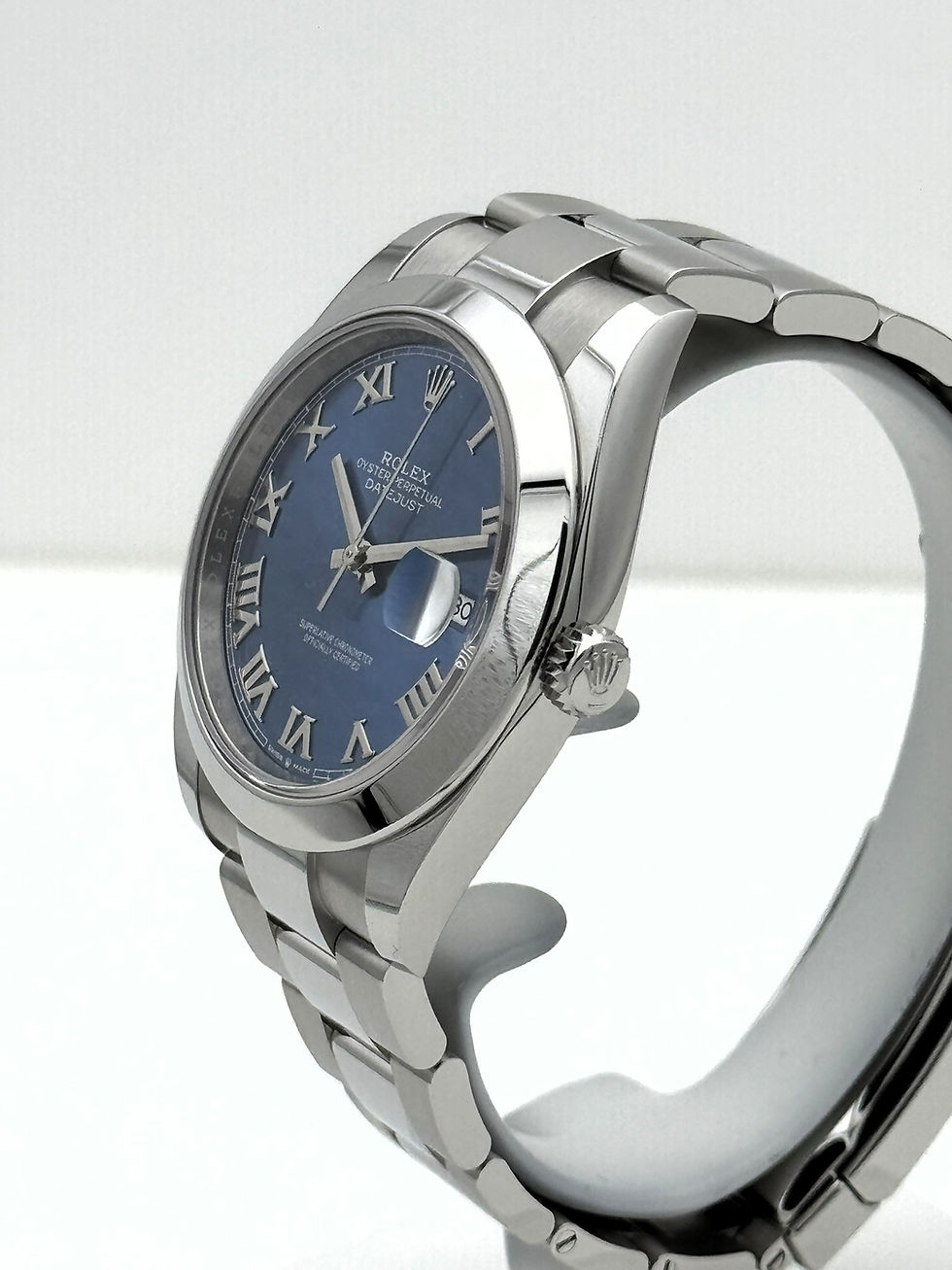 Thumbnail: Rolex Date just 41 azzurro blue 126300 Excellent condition - Full Set March 2026